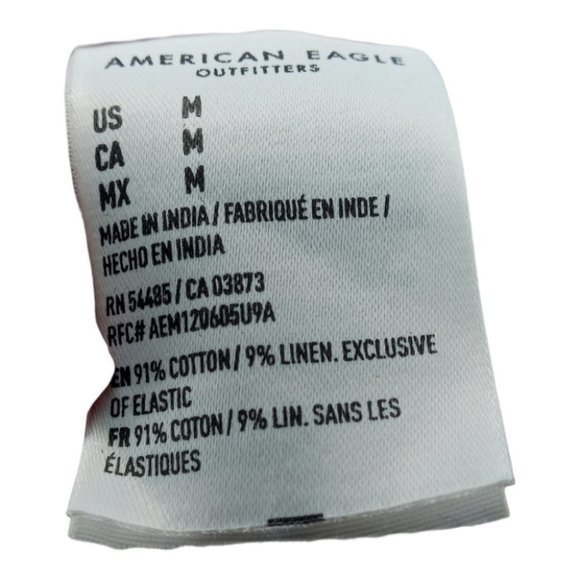 American Eagle Outfitters Plaid Coral Crop Tank Top Summer Boho Blouse AEO Pink - Picture 3 of 5